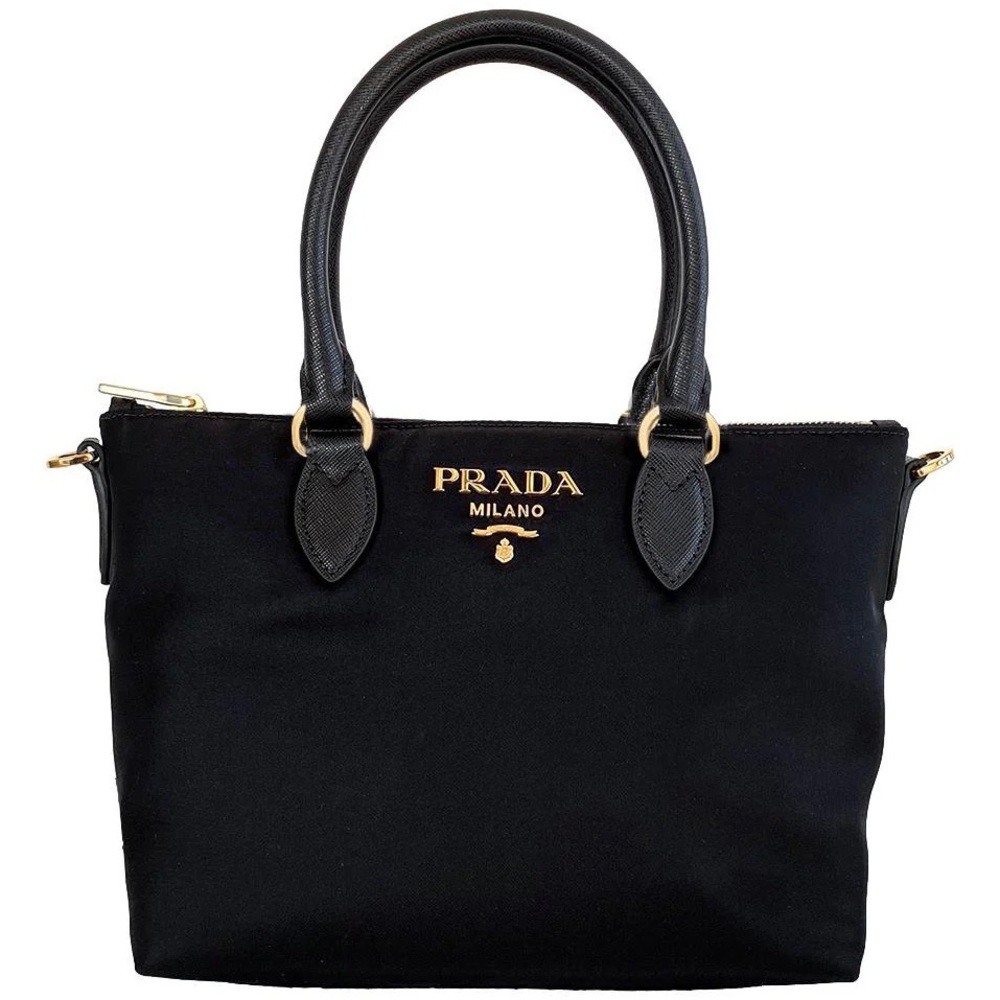 PRADA tessuto saffiano nero